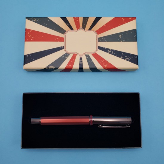 Toptan Bordo Metal Kalem