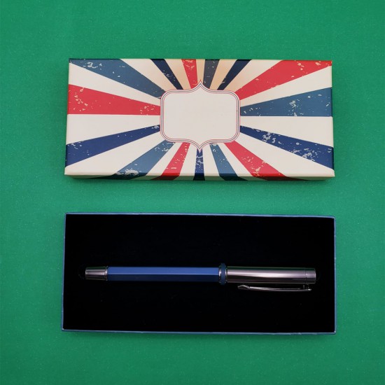 Toptan Lacivert Roller Kalem Kutulu