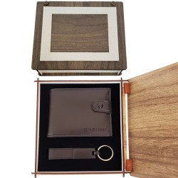 Toptan Ahşap Kutulu Deri Cüzdan Anahtarlık Set Toptan Ahşap Kutulu Deri Cüzdan Anahtarlık Set