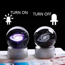 Toptan Samanyolu Galaxy Işıklı Cam Küre
