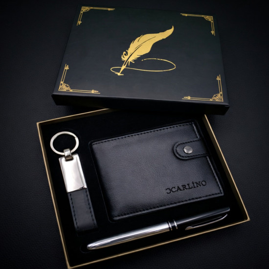 Toptan Cüzdan Anahtarlık Kalem Hediye Seti