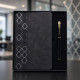 Toptan Desenli Siyah Deri Defter Kalem Set