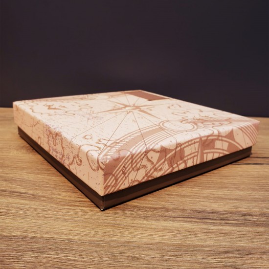  Toptan Deri Pusula Tasarımlı Defter Ve Metal Kalem Seti