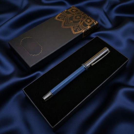 Toptan Lacivert Roller Metal Kalem 