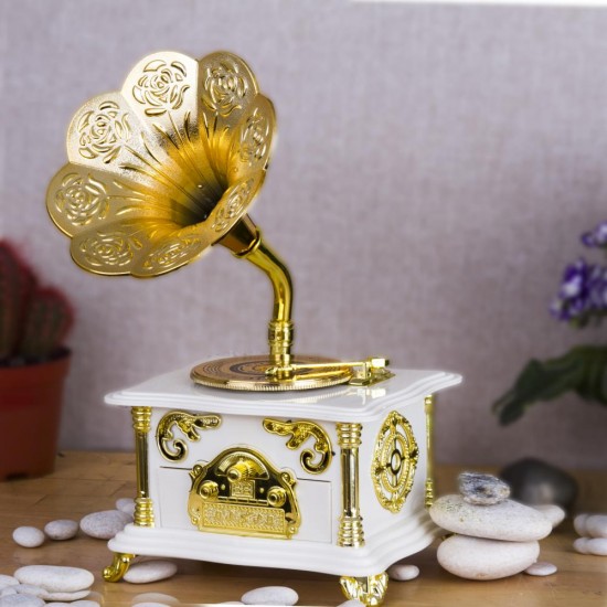 Toptan Nostaljik Gramofon Müzik Kutusu