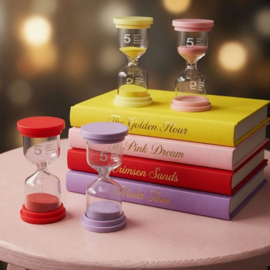 Toptan Renkli 5 Dakikalık Kum Saati