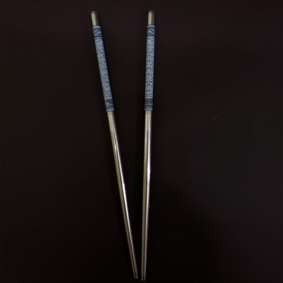 Toptan Yemek Yeme Çubukları Metal Chopsticks