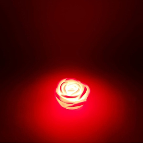Toptan Led Işıklı Gül Mum Toptan Led Işıklı Gül Mum