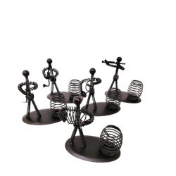 Toptan Dekoratif Metal Adam Müzisyen Kalemlik