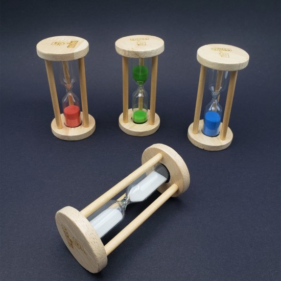 Toptan 5 Dakikalık Ahşap Kum Saati