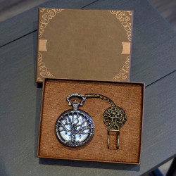 Toptan Hayat Ağaçı Tasarımlı Köstekli Saat