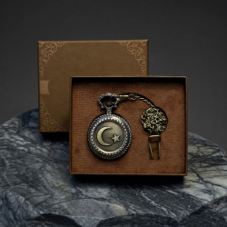 Toptan Türk Bayraklı Köstekli Saat