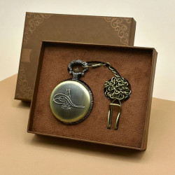 Toptan Osmanlı Tuğralı Köstekli Saat