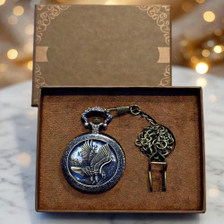 Toptan Kartal Tasarımlı Köstekli Saat