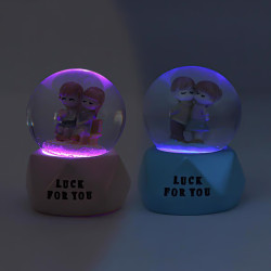 Toptan Mini Boy Işıklı Kar Küresi Toptan Mini Boy Işıklı Kar Küresi