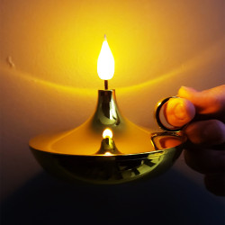 Toptan Dekoratif Gold Pilli Mum