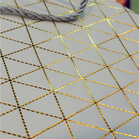 Toptan Beyaz Desenli Küçük Boy Hediye Çantası