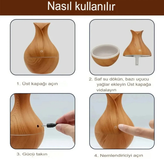 Toptan Usb'li Hava Nemlendirici