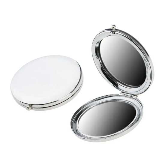 Toptan Gümüş Renk Cep Aynası