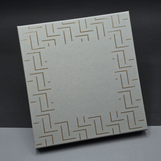 Toptan Kutulu Desenli Deri Defter Ve Metal Roller Kalem Set