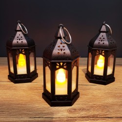 Toptan Küçük Boy Pilli Kandil Fener